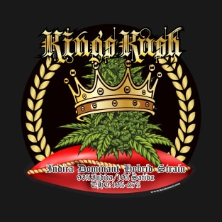 King's Kush Cannabis Strain Art T-Shirt