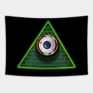 Evil Eye - Distressed Illuminati All Seeing Eye Tapestry