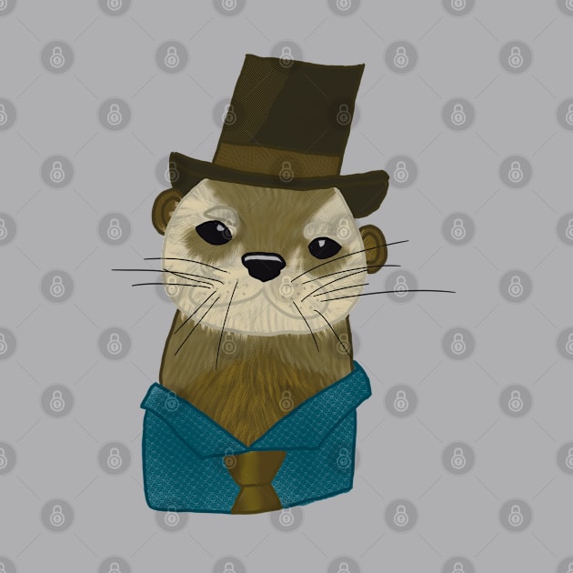 An Otter Gentleman by bohomermaidgal