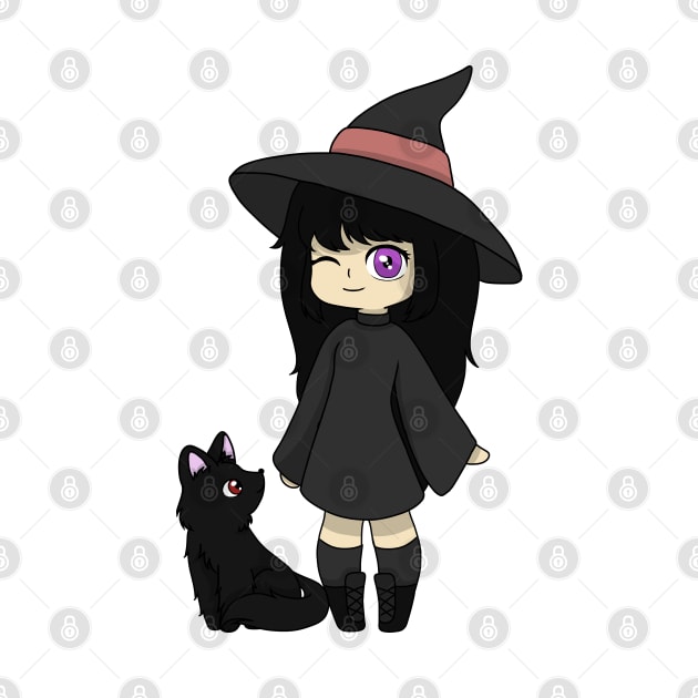 gacha witch chibi by LillyTheChibi