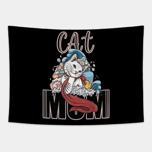 Cat Mom Tapestry