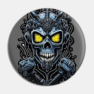 Cyborg Heads S03 D33 Pin