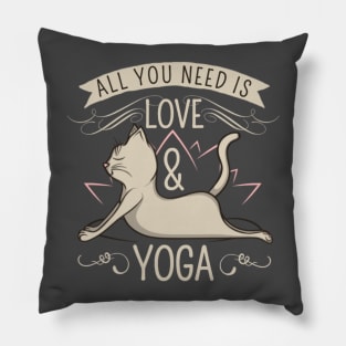 All you need is Yoga and Love Pillow