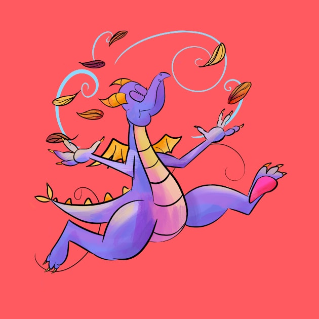 Leaping Figment by sketchcot
