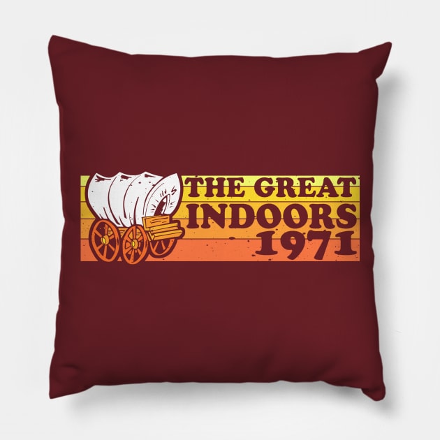 The Great Indoors 1971 Alternate Pillow by AngryMongoAff