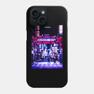 Tokyo Street Neon Synthwave Phone Case