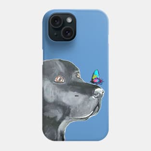 English Black Lab Phone Case