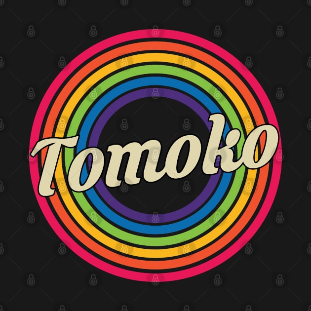 Tomoko - Retro Rainbow Style by MaydenArt