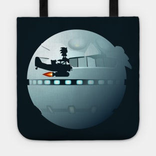 Facing the Death Egg Tote