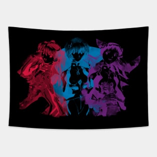 Eva Pilots (dark) Tapestry