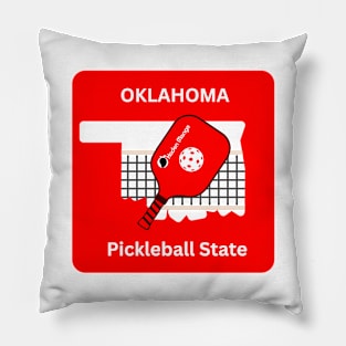 Oklahoma is a Pickleball State Pillow