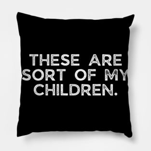 These are sort of my children. Pillow