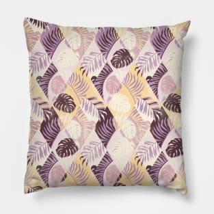 Purple Tropical Diamonds Pillow