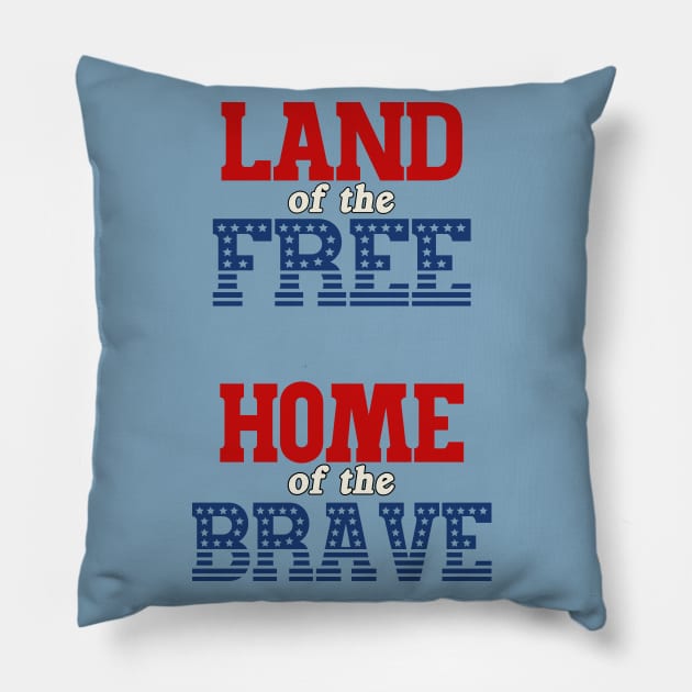 Happy 4th of July Pillow by Nixart
