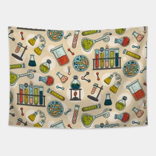 Geek Chemistry Set Colorful Design Tapestry