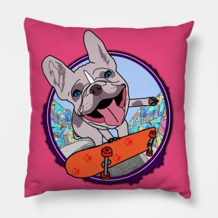 extreme French Bulldog Pillow