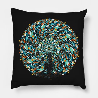 vortex bending Pillow