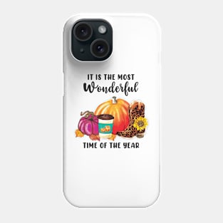 Thanksgiving and Fall Pumkins Phone Case