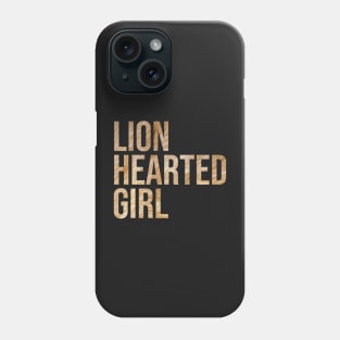 Lion Hearted Girl Phone Case