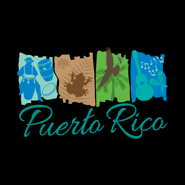 Our Boricua Symbols by Pro Art Creation