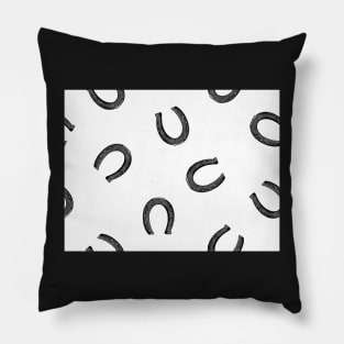 Lucky Horseshoes Pillow