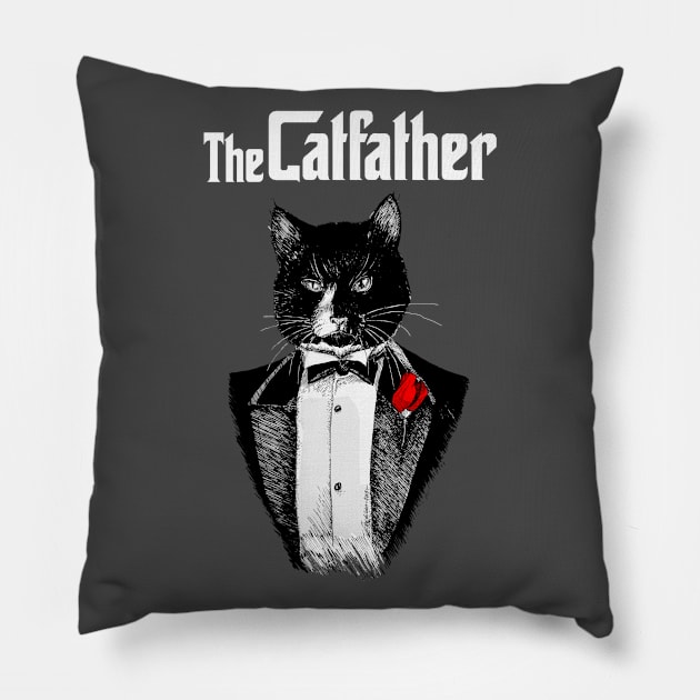 Catfather Pillow by Redilion