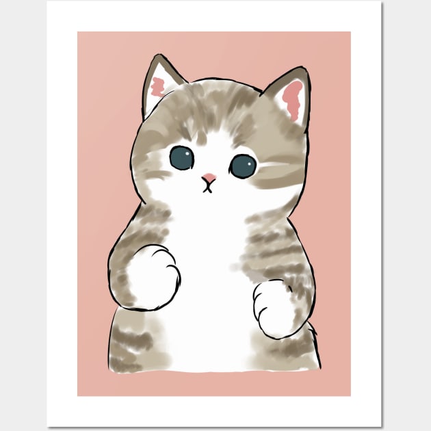 Mofu sand cat - Cute Cat - Posters and Art Prints