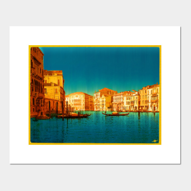Venice Italy Vintage Original Painting Venice Italy Posters