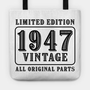 All original parts vintage 1947 limited edition birthday Tote