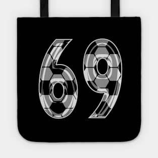 Soccer Number 69 Soccer Jersey #69 Soccer Mom Player Fan Tote