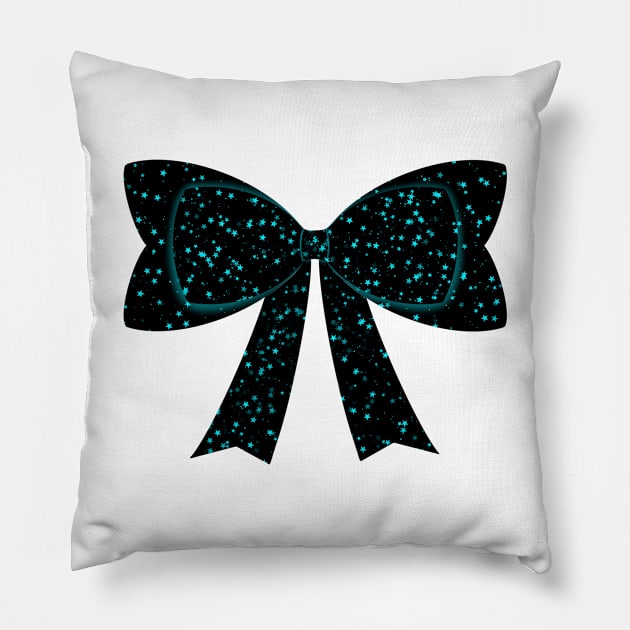 Starry bow Pillow by tothemoons