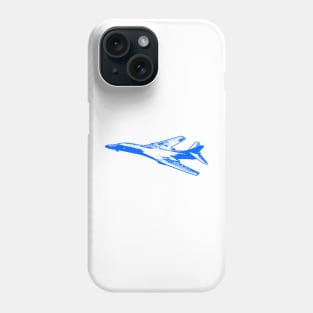 Rockwell B-1 Lancer - Blue Design Phone Case