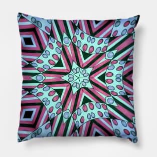 Light Kaleidoscope Art Pillow