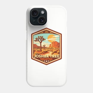 Joshua Tree  National Park Vintage WPA Style National Parks Art Phone Case