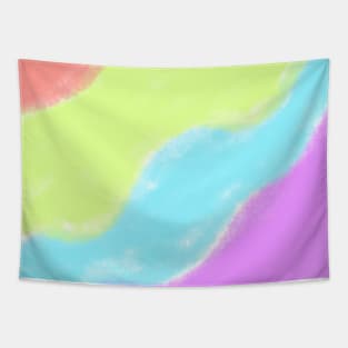 Colorful watercolor abstract texture art Tapestry