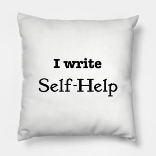 I Write Self-Help Pillow