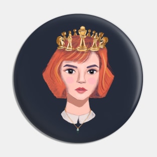 Queen of Chess Pin