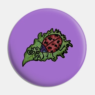 Trippy Ladybug Pin