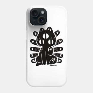 STRANGE CAT - handssssssssssss Phone Case