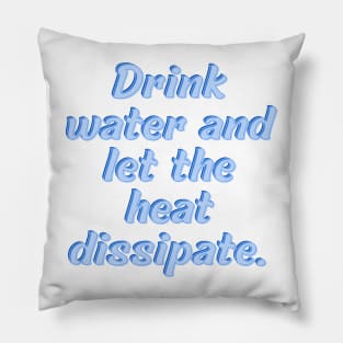 Drink water and let the heat dissipate Pillow