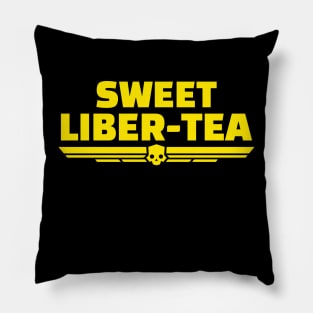 sweet liber-tea helldivers 2 Pillow