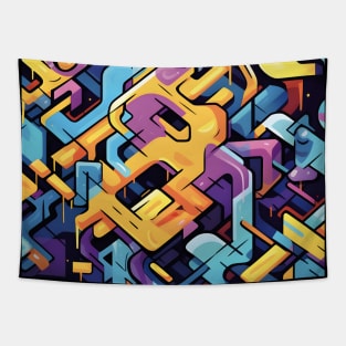 Graffiti Meltdown Tapestry