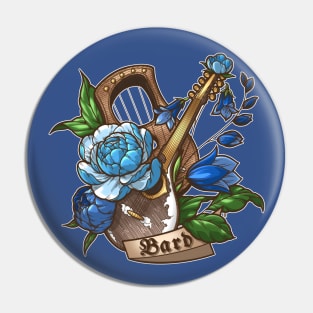 Bard Class - D&D Class Art for players of DnD tabletop or video games Pin