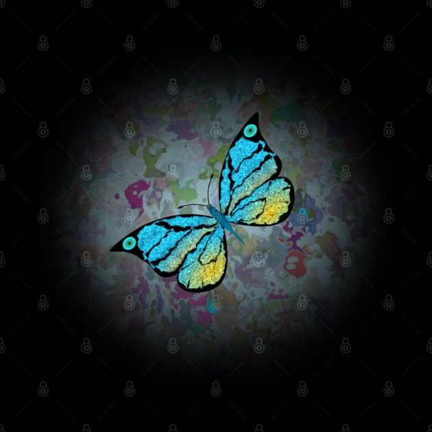 Butterfly Colorful Art Background by Ruggeri Collection