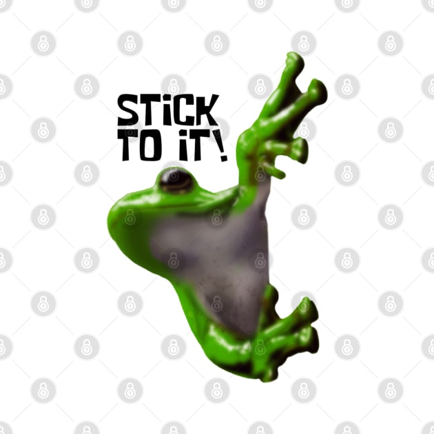 Stick To It Tree Frog by TooCoolUnicorn