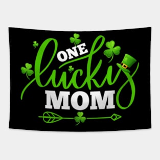 One Lucky Mom Shamrock Tapestry