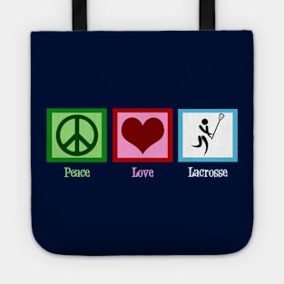 Peace Love Lacrosse Tote