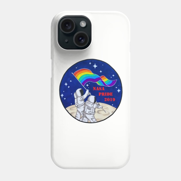 NASA Pride 2019 Phone Case by artistlaurenpower