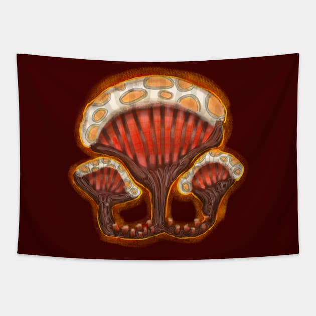 Spore Crest Tapestry by Dialon25