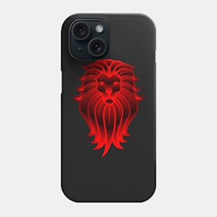 A Bold Red Lion Phone Case